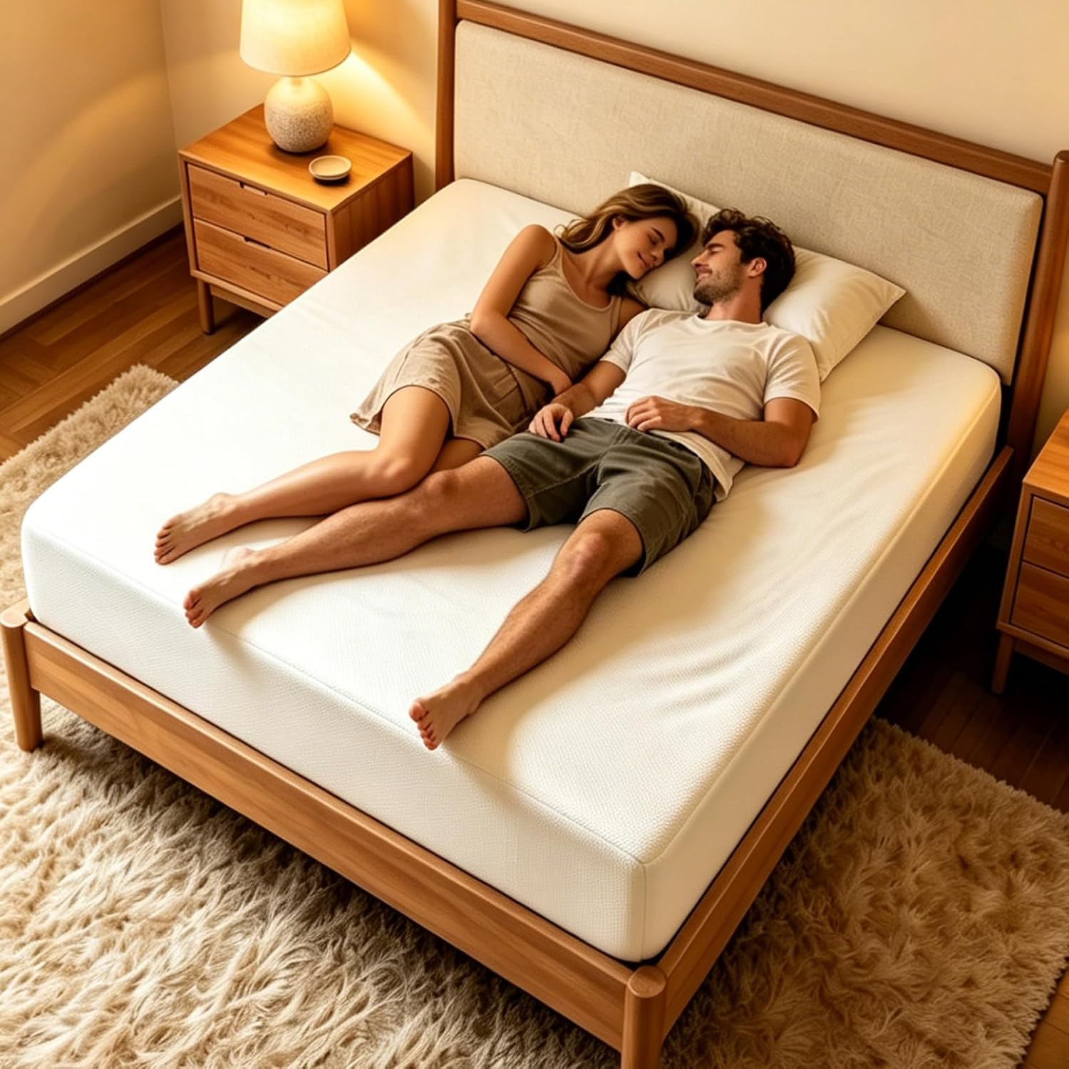 Memory Foam Mattress In A Box Queen - 10인치 메모리폼 매트리스 퀸 사이즈 인체공학적