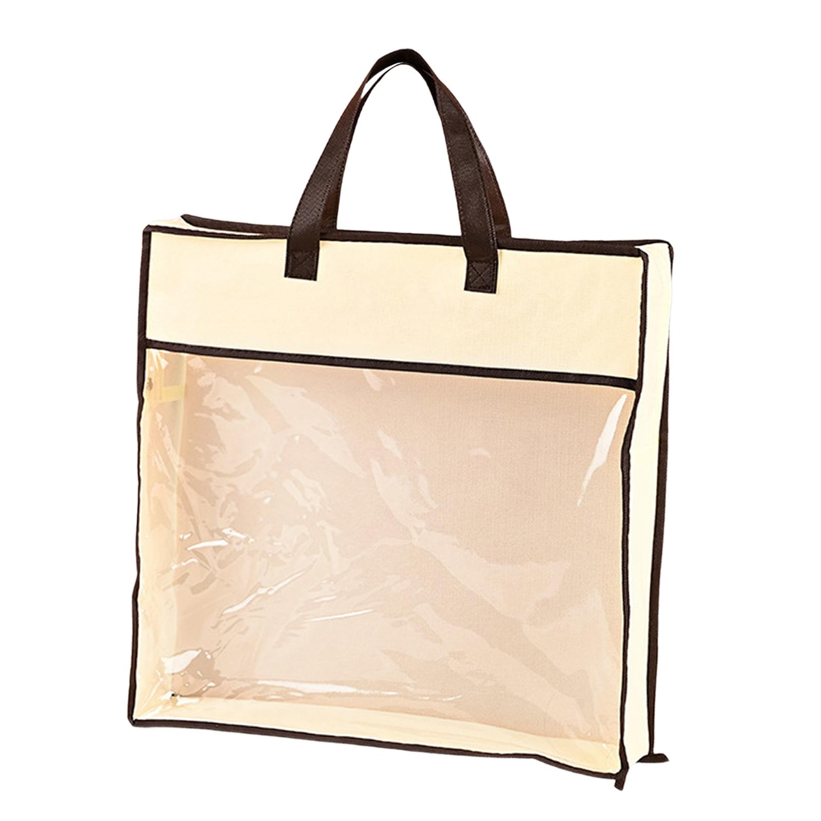 Wardrobe Closet Portable Fabric Cover - 휴대용, 방진, 옷장 정리함, 휴대용 손잡이,