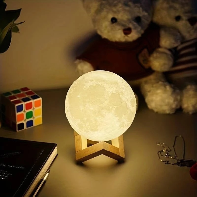 Floating Nightstand With Led Light - 1 LED 달 조명, DIY 달
