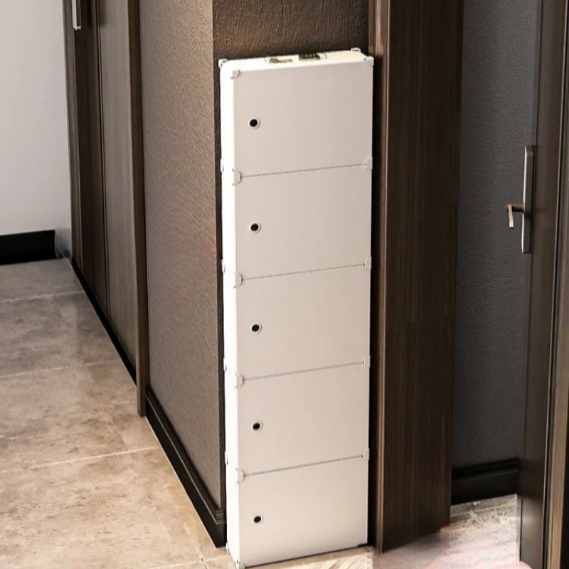 Shoe Rack Cabinet Narrow Entryway - ‌ 드릴 없이 문 위에 설치하는