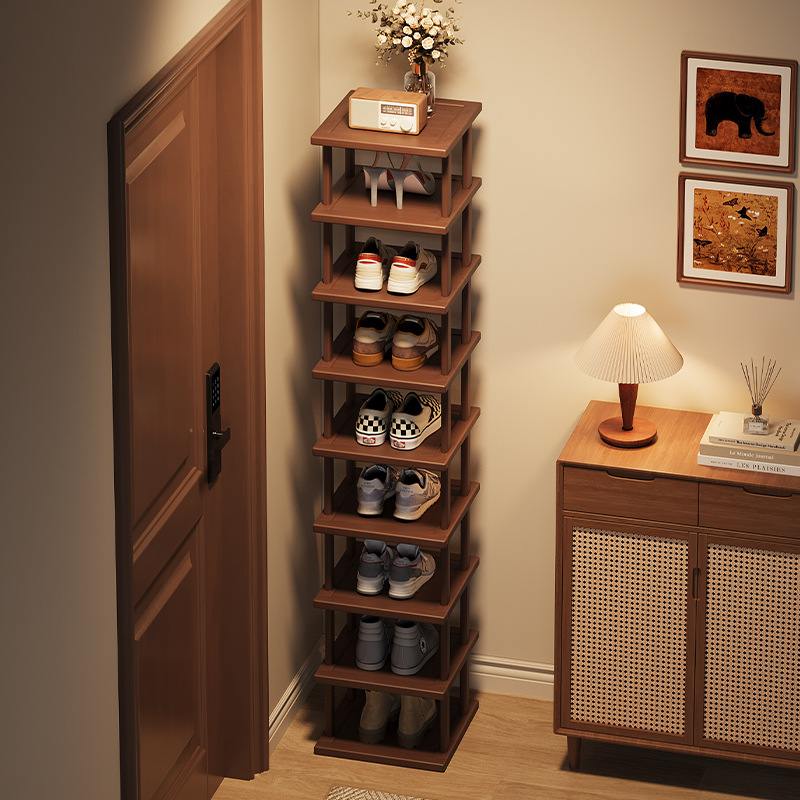 Shoe Rack Cabinet Narrow Entryway - 현대식 현관 신발장 가정용 소형 좁은