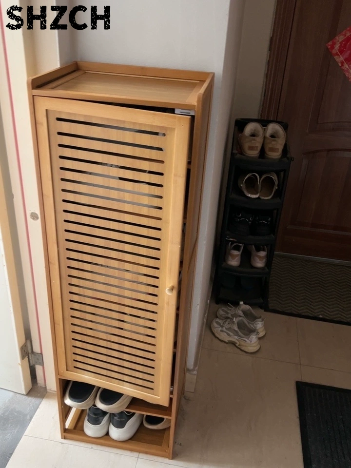 Shoe Rack Cabinet Narrow Entryway - 좁은 공간용 신발장 도어형 신상품 다층