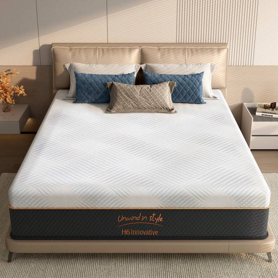 10/12인치 메모리폼 매트리스, 트윈/풀/퀸/킹 사이 - Memory Foam Mattress In A Box Queen 리뷰 및 가격