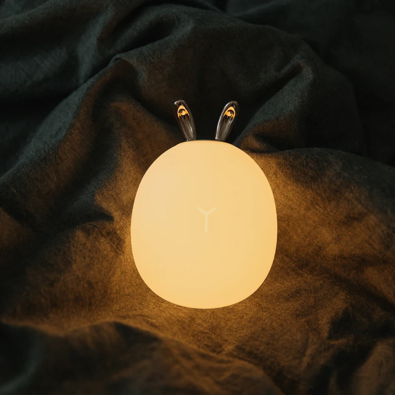 LED 카톤 사슴 토끼 실리콘 야간 조명, 터치 충전식 - Floating Nightstand With Led Light 리뷰 및 가격