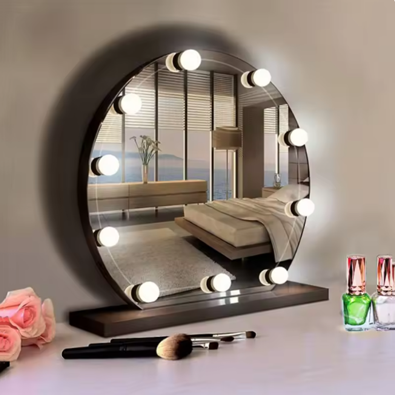 USB LED 할리우드 화장대 조명 분리형 화장 거울  - Dressing Table Vanity With Lighted Mirror 리뷰 및 가격