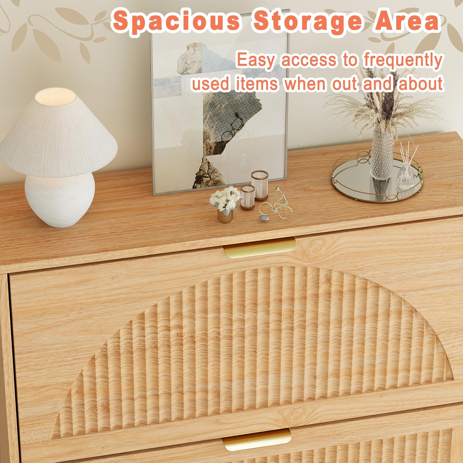 나무 소재의 신발장, 2개의 접이식 서랍, 좁은 공간에 - Shoe Rack Cabinet Narrow Entryway 리뷰 및 가격