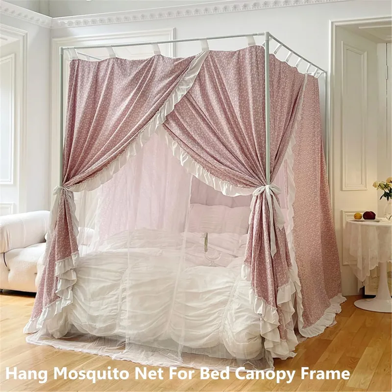 퀸 사이즈 침대에 적합한 고급형 침대 프레임 지지대,  - Canopy Bed Frame Metal Queen 리뷰 및 가격