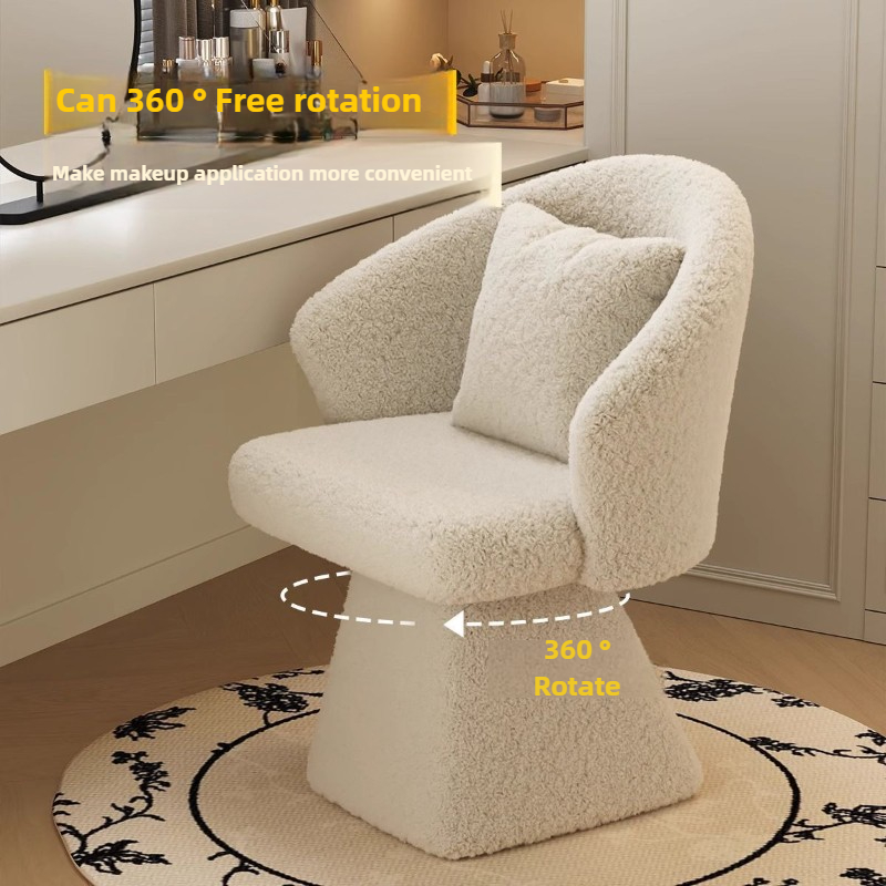 화장대 의자, 회전식 화장 의자, 여성 침실 공주풍,  - Bedroom Furniture 리뷰 및 가격