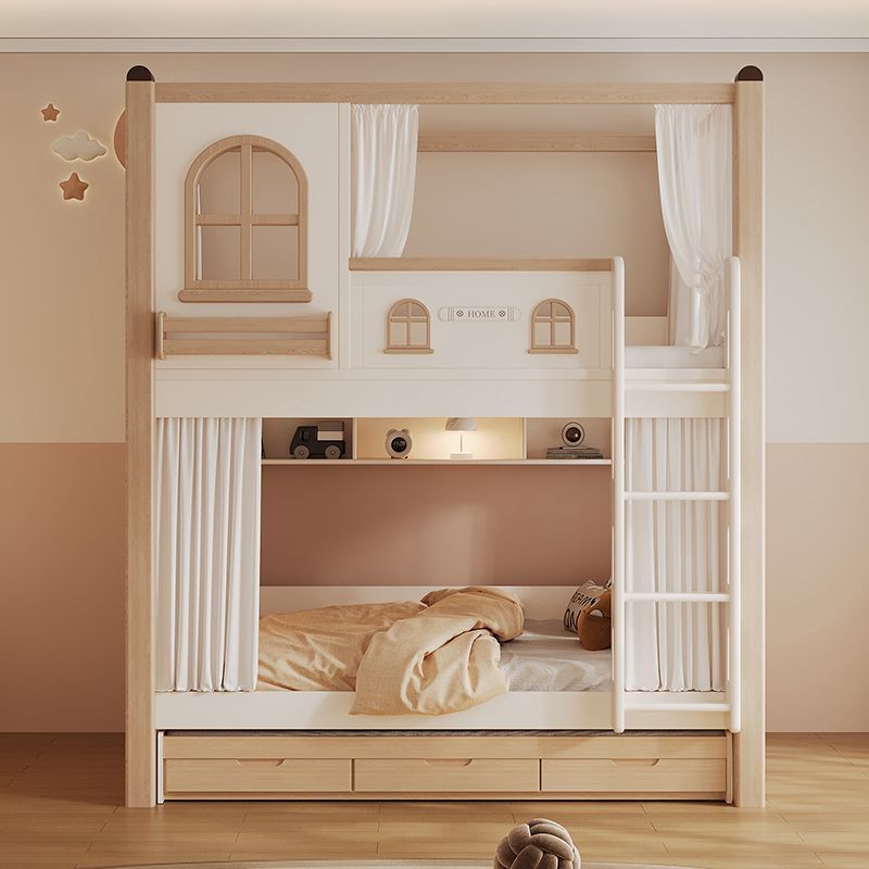 슬라이드와 수납 계단이 있는 어린이 이층 침대, 퀸 사 - Bunk Bed With Stairs And Slide 리뷰 및 가격