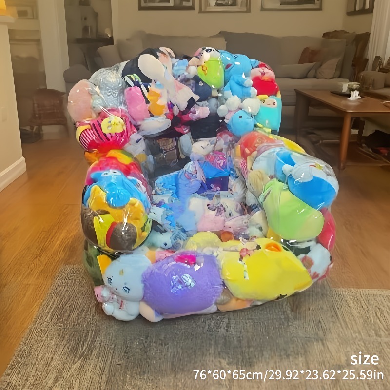대용량 투명 PVC 소파 장난감 보관함 이중 지퍼로 간 - Sofas 리뷰 및 가격
