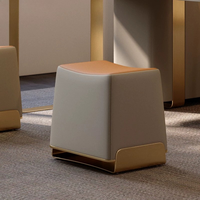 고급스러운 디자인의 가죽 스툴, 모던하고 심플한 스타일 - Bedroom Furniture 리뷰 및 가격