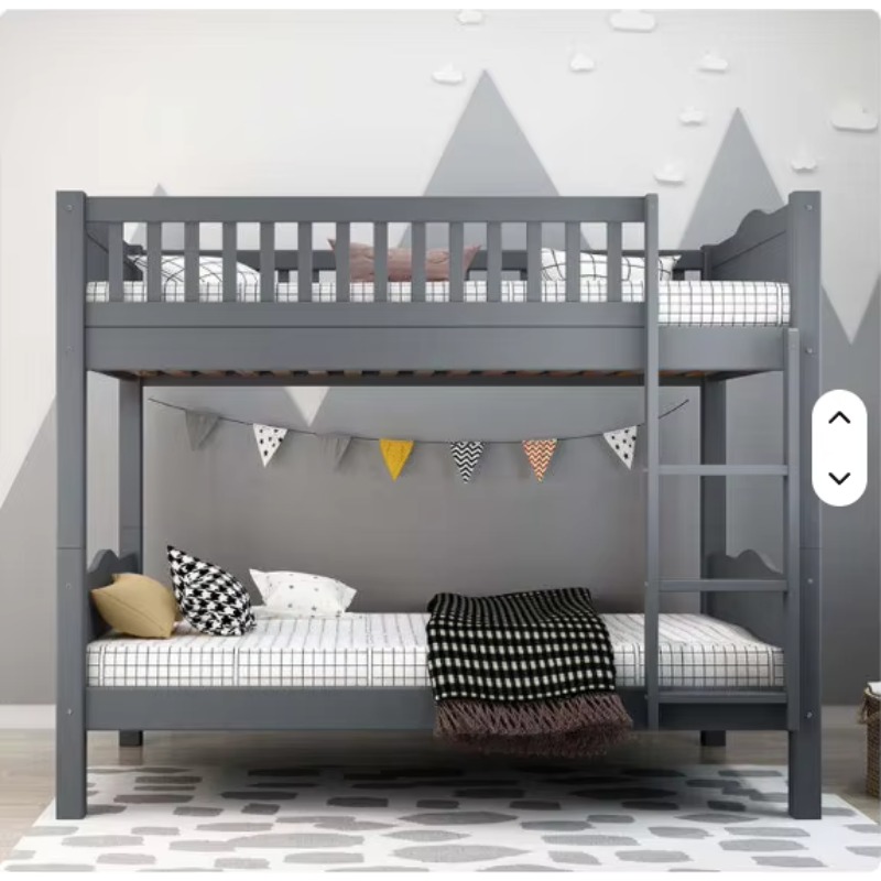 인기 판매 가구 더블 침대 어린이 이층 침대 솔리드 소 - Bunk Bed With Stairs And Slide 리뷰 및 가격