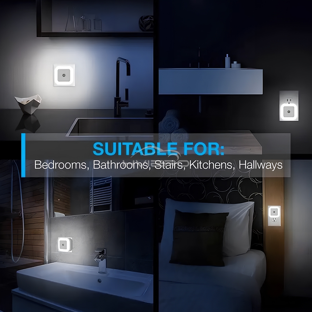 무선 센서 LED 야간 조명 EU 플러그 미니 사각형  - Floating Nightstand With Led Light 리뷰 및 가격