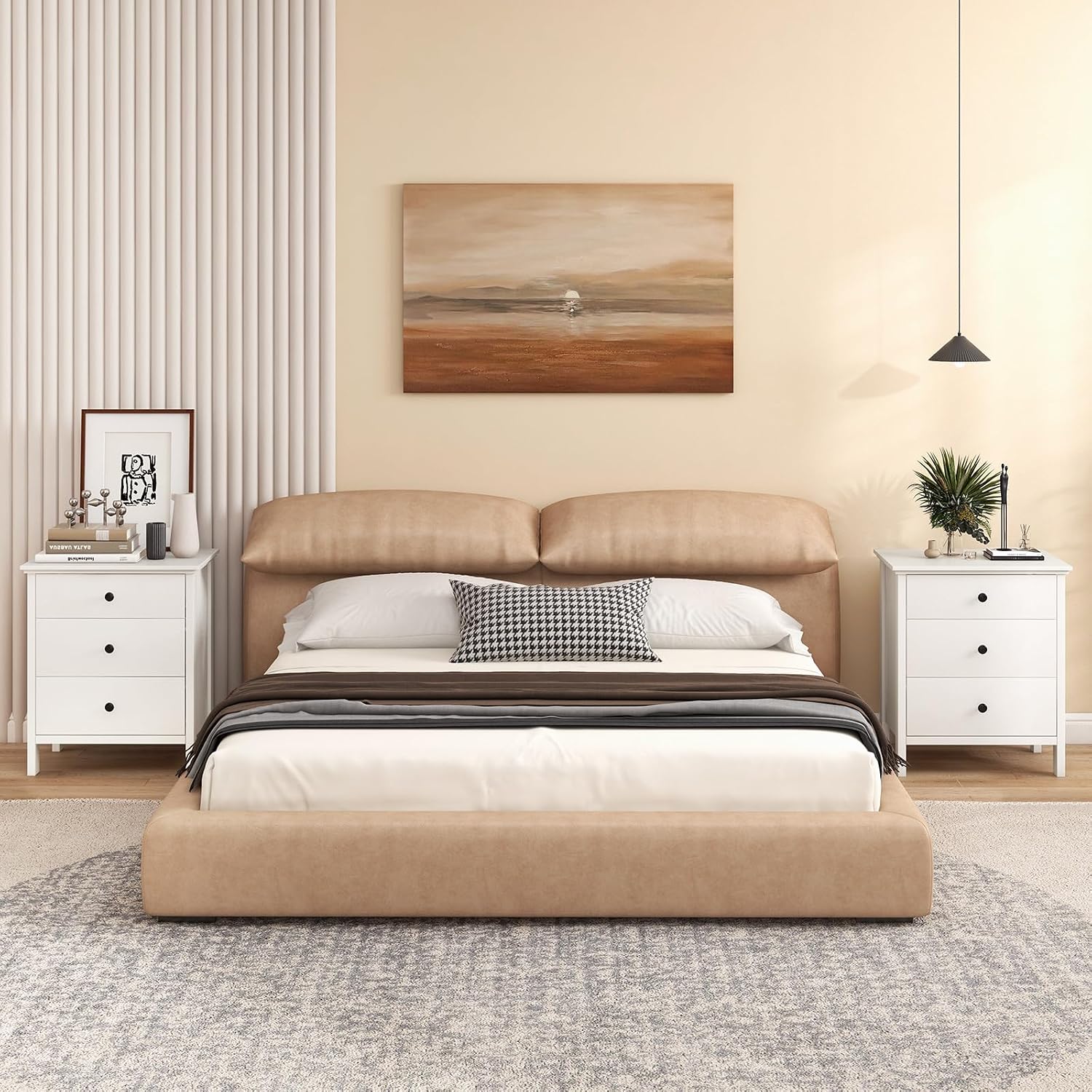 3단 서랍장 2개 세트, 원목 다리가 있는 나무 사이드 - Solid Wood Nightstand 2 Drawers 리뷰 및 가격