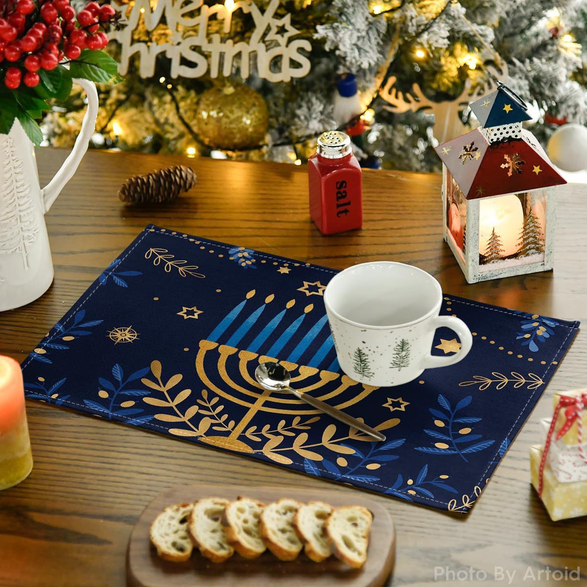 8Pcs Hanukkah Rosh Hashanah Pa - Tables 리뷰 및 가격