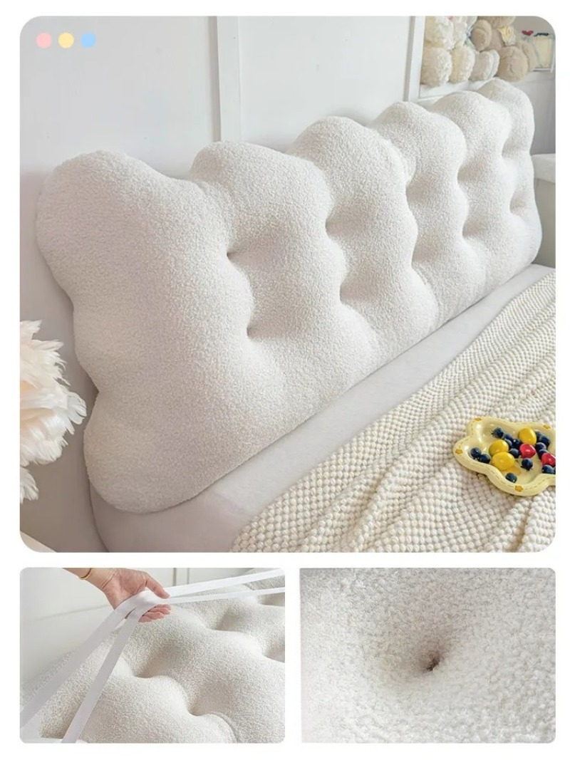 90x50x15cm 테디 플리스 헤드보드 쿠션 구름 모 - Headboard Cushion Backrest Tatami 리뷰 및 가격
