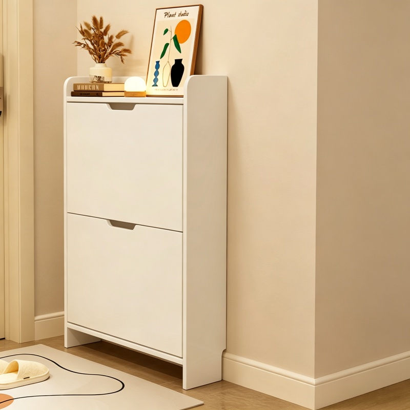 2단 접이식 서랍형 나무 신발 정리함, 좁은 공간을 절 - Shoe Rack Cabinet Narrow Entryway 리뷰 및 가격