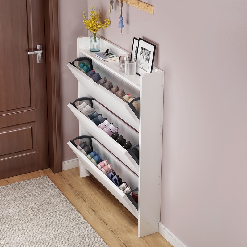 2단 접이식 서랍형 나무 신발 정리함, 좁은 공간을 절 - Shoe Rack Cabinet Narrow Entryway 리뷰 및 가격