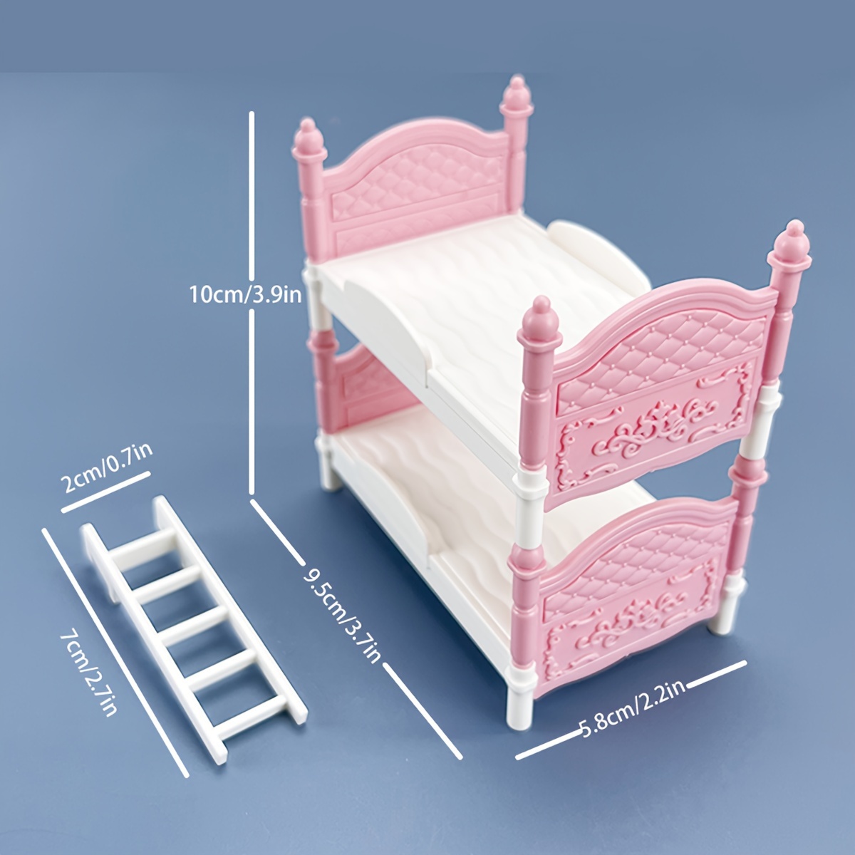 미니어처 인형 집 더블 침대 침실 장식 장난감 인형 집 - Bedroom Furniture 리뷰 및 가격
