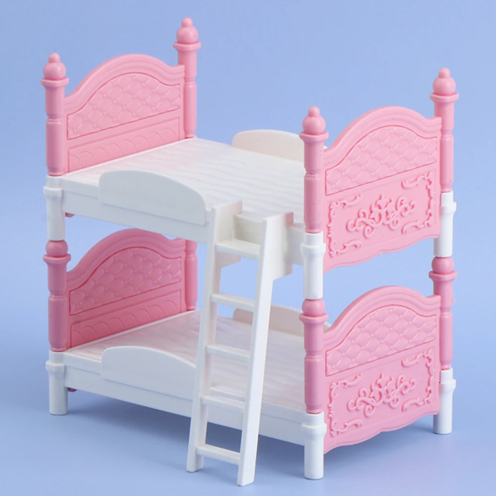 미니어처 인형 집 더블 침대 침실 장식 장난감 인형 집 - Bedroom Furniture 리뷰 및 가격