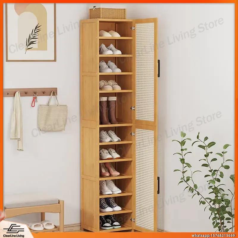 현대식 다층 신발장 가정용 대용량 공간절약형 방진 좁은 - Shoe Rack Cabinet Narrow Entryway 리뷰 및 가격