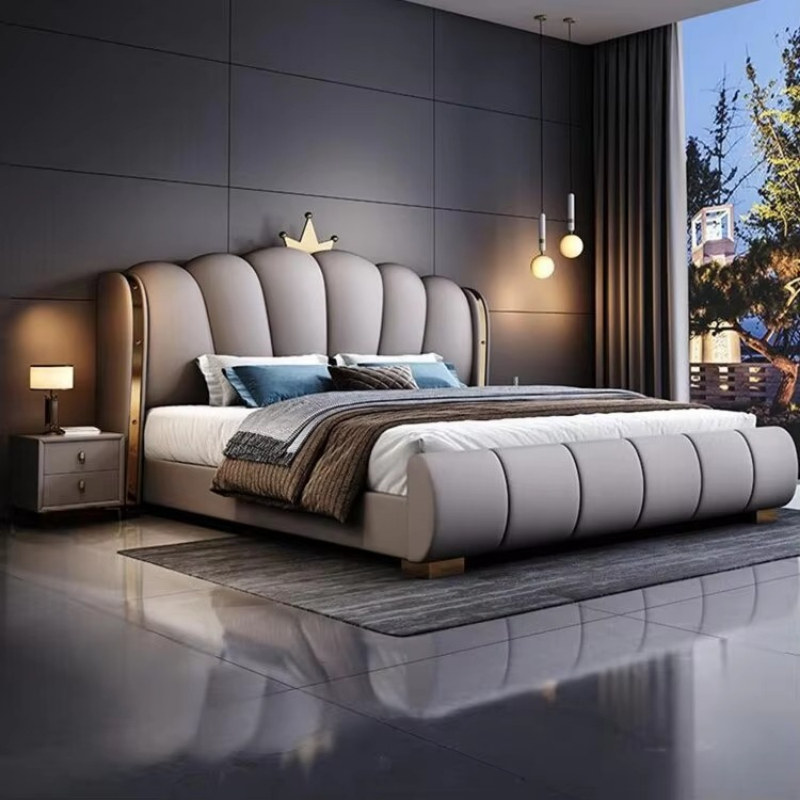 현대적인 디자인의 고급 원목 침대 가구 세트(킹 사이즈 - King Size Bed Frame With Storage Drawers 리뷰 및 가격