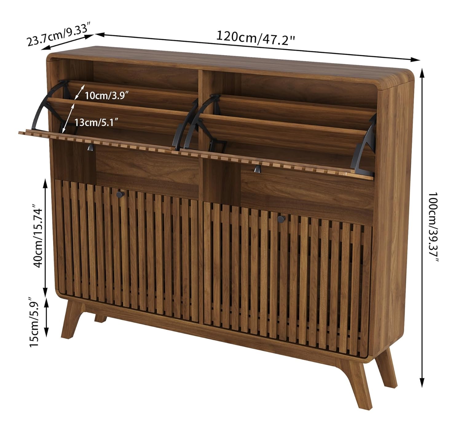 # 대형 대나무 신발장(4개 플립 서랍 포함), 현관/ - Shoe Rack Cabinet Narrow Entryway 리뷰 및 가격