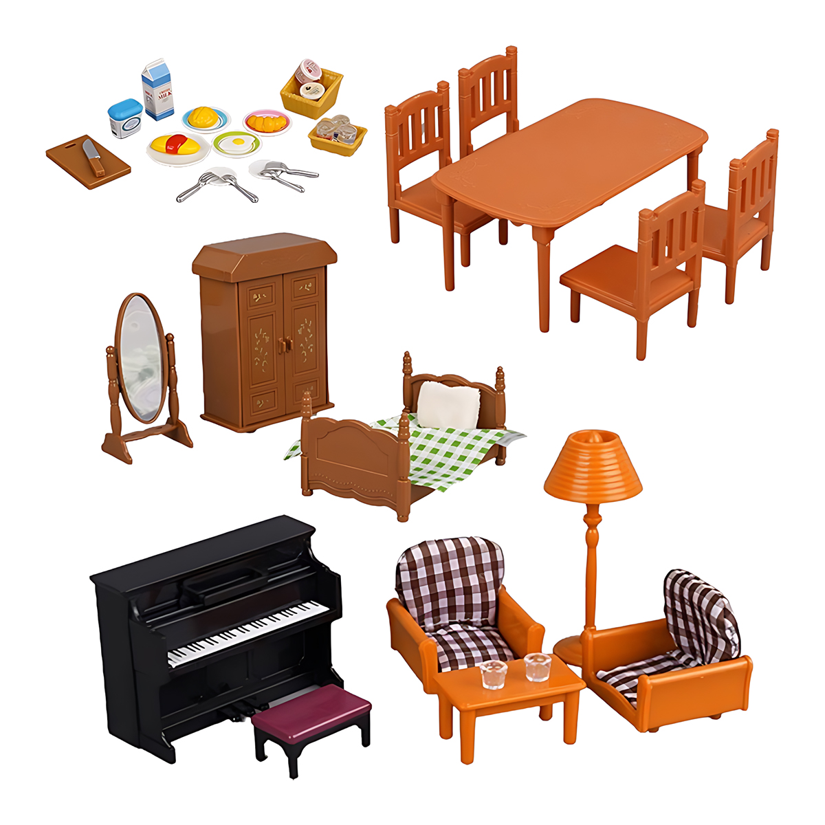 미니어처 가구 1:12 인형 집 주방 거실 침실 세트  - Bedroom Furniture 리뷰 및 가격